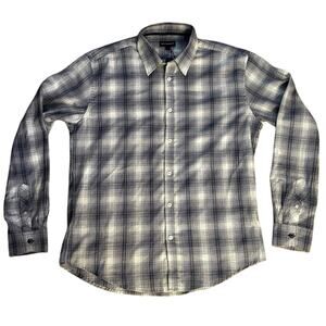 NEW Jack Maverick Stitch Fix L Lightweight Brushed Flannel Button Up Slim Fit
